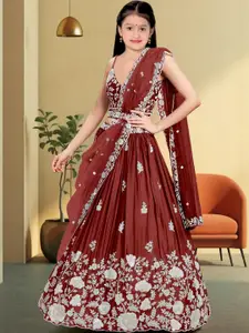 F Plus Fashion Black Net Lehenga Choli