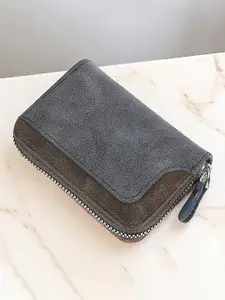 Provogue Men PU Zip Around Wallet