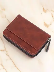 Provogue Men Zip Around Wallet with SIM Card Holder