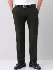 AD By Arvind Men Regular Fit  Formal Trousers