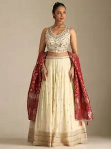 Soch Embroidered Ready to Wear Lehenga & Blouse With Dupatta