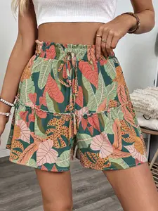 StyleCast x Revolte Women Tropical Printed Regular Shorts