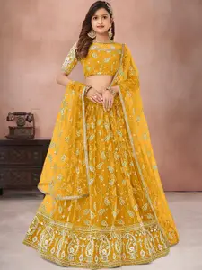 F Plus Fashion Multi Net Lehenga Choli