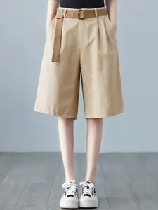 StyleCast x Revolte Women Loose Fit Knee Length Chino Shorts