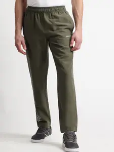 Reebok Men Printed Mid-Rise Track Pants