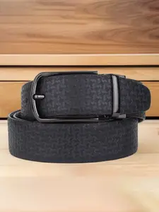 Provogue Men Textured Leather Reversible Formal Belt