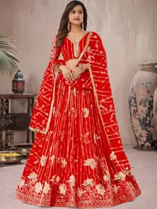 F Plus Fashion Multi Net Lehenga Choli