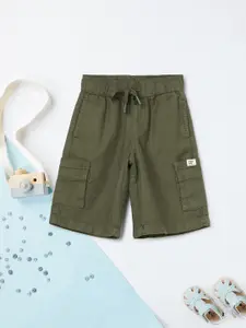 max Boys Pure Cotton Cargo Shorts