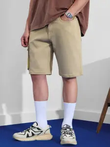 The Souled Store Men Mid-Rise Denim Shorts