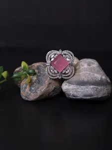 FASHION EMPIRE Alloy Cubic Zirconia Ring