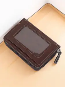 Provogue Men PU Zip Around Wallet