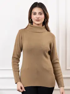 TWENTY ME Women High Neck Pullover Sweater