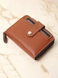 Provogue Men Solid PU Card Holder Wallets