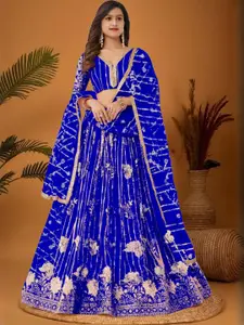 F Plus Fashion Multi Net Lehenga Choli