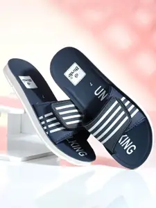 BIRDE Men Striped Sliders
