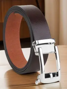 Provogue Men Textured Leather Formal Belt