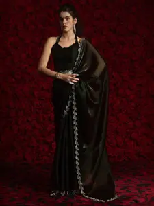 Anouk Embellished Beads and Stones Saree