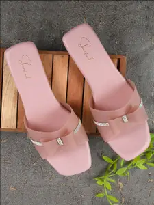 Shoestail Women Embellished Open Toe Flats with Bows