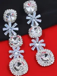 J & C Fashion Arena Crystal Drop Earring