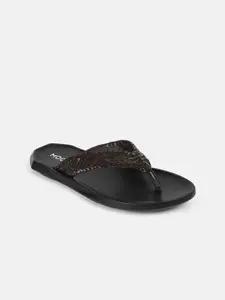 Mochi Men Solid Leather Comfort Sandals