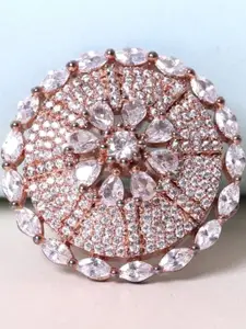 FASHION EMPIRE Brass Zirconia Ring