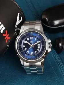 Killer Men  Dial & Stainless Steel Straps Analogue Watch KLMO70A