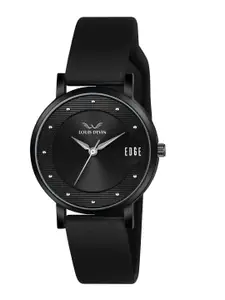 LOUIS DEVIN Women Round Dial Analogue Watch LD-LR192-BLACK