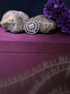 FASHION EMPIRE Women Alloy American Diamond Ring