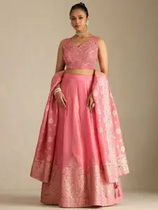 Soch Embellished Sequinned Ready to Wear Lehenga & Blouse With Dupatta