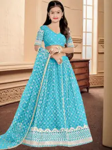 F Plus Fashion Black Net Lehenga Choli