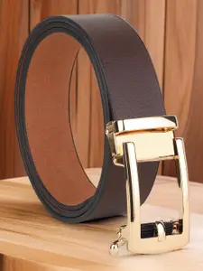 Provogue Men Textured Leather Formal Belt