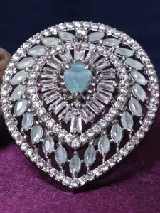 FASHION EMPIRE Brass American Diamond Ring