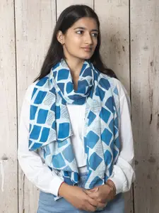 Contrast Living Women Printed Cotton Scarf