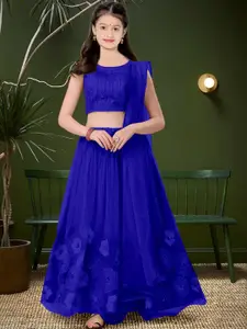 F Plus Fashion Pink Net Lehenga Choli