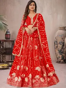 F Plus Fashion Multi Net Lehenga Choli