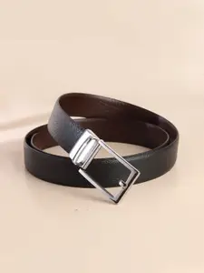 Provogue Men Textured Leather Reversible Belt