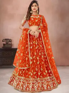 F Plus Fashion Multi Net Lehenga Choli