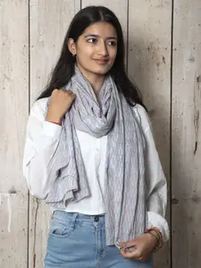 Contrast Living Women Printed Pure Cotton Scarf