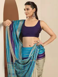 Libas Woven Design Zari Saree