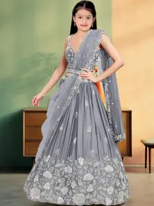 F Plus Fashion Pink Net Lehenga Choli