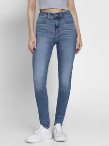 AMERICAN EAGLE OUTFITTERS Women Skinny Fit High-Rise Light Fade Jeans