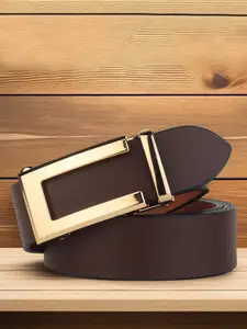 Provogue Men Textured Leather Formal Belt