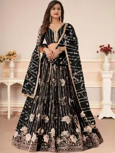 F Plus Fashion Multi Net Lehenga Choli
