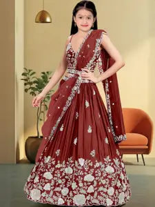 F Plus Fashion Black Net Lehenga Choli