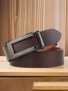 Provogue Men Textured Leather Formal Belt