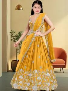 F Plus Fashion Black Net Lehenga Choli