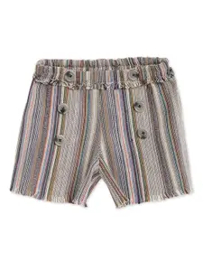 Cherry Crumble Girls Striped Shorts