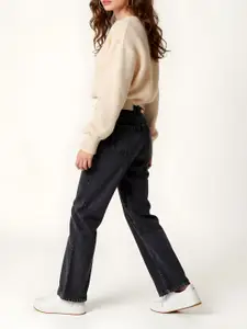 glitchez Women Straight Fit Light Fade Jeans