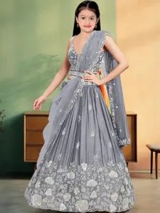 F Plus Fashion Pink Net Lehenga Choli