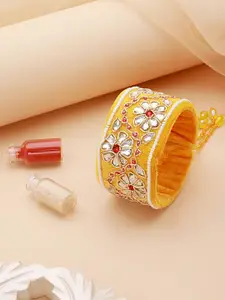 Anouk Yellow Brass Bangle